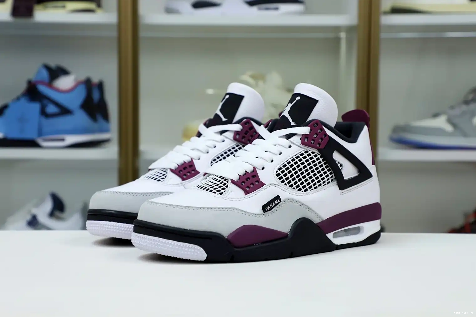 4 RETRO X PARIS JORDAN AIR Kimikick SAINT-GERMAIN JORDAN 'BORDEAUX' AIR 0807